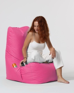 Πουφ beanbag κήπου Diamond Ροζ