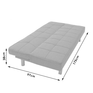 Σετ έπιπλα τραπεζαρίας 2 τεμ. Groove Ανοιχτό Μπλε 175x83x74 cm - Img 6