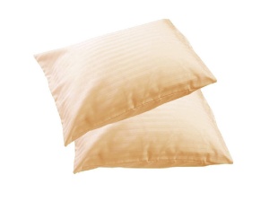 Σετ 2 μαξιλαροθήκες 70x70 cm Nuria Camel (100% Βαμβάκι)