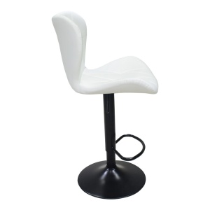 Σκαμπό μπαρ ajustabil Coozy Λευκό 46x47x112 cm - Img 3