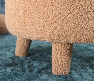 Σκαμπό Reza Camel 45x47 cm - Img 7