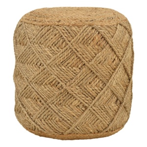 Σκαμπό Vladir Boho Pako World Φυσικό 40x40x40 cm