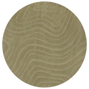 Στρογγυλό Χαλί Mesmerise Πράσινο 160x160 cm, Flair Rugs - Img 2
