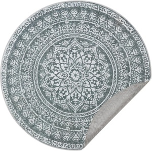 Στρογγυλό Χαλί Songmics Γκρι inchis 120x120 cm