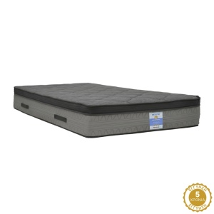 Στρώμα Deluxe διπλής όψης με ανεξάρτητα ελατήρια, Σκούρο γκρι, 200x160x32 cm