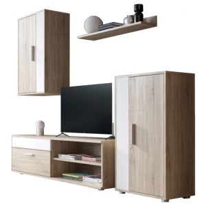 Σύνθεση TV Zafira, Sonoma, 200x35x190 cm