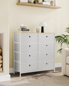 Συρταριέρα Songmics Λευκό 80x30x81.5 cm - Img 6