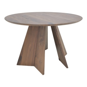 Τραπέζι Bibble Καρυδί 120x120x76 cm - Img 2