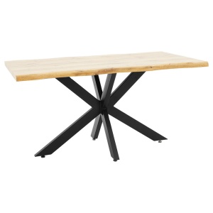 Τραπέζι Gilman MDF sonoma-Μαύρο 150x90x75 cm