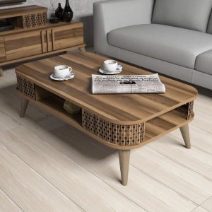 Τραπεζάκι σαλονιού Eylül Walnut