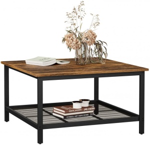 Τραπεζάκι σαλονιού Vasagle, 80x80x45cm - Img 6