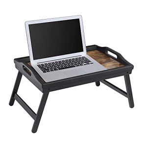 Τραπεζάκι laptop, Songmics, Μαύρο, 42×30×22 cm - Img 6
