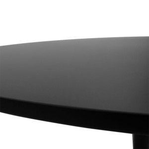 Τραπέζι Balou MDF μαύρο D100x75 cm - Img 3