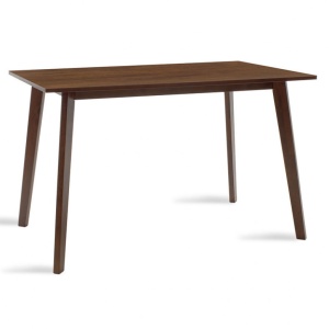 Τραπέζι Benson Σκούρο Καρυδί 120x75x75 cm