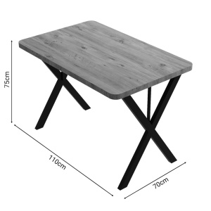 Τραπέζι Zeryin Pako World Δρυς 70x110x75 cm - Img 3