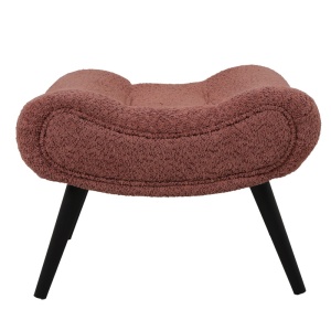 Υποπόδιο πολυθρόνας Silla, Pako World, Ροζ, 68x58x40 cm - Img 4