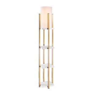 Φωτιστικό Δαπέδου 7119-White, Gold Λευκό/Χρυσό - Img 4