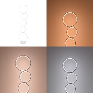 Φωτιστικό Δαπέδου LED Chemal Λευκό 30x30x130 cm - Img 2