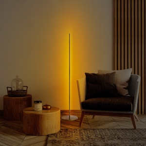 Φωτιστικό Δαπέδου Only Χρυσό 30x30x153 cm - Img 2