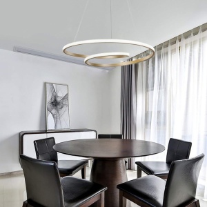 Φωτιστικό οροφής LED Rexon Χρυσό 49x49x12 cm - Img 2