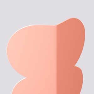 Φωτιστικό τοίχου Biscuit, Ροδακινί, 16.3x5.8x33.6 cm - Img 5