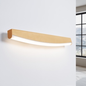 Φωτιστικό τοίχου LED Jorun, Χρυσό, 4000K, 60x5.5x7 cm - Img 5