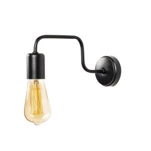 Φωτιστικό Τοίχου LED Kerquin, Μαύρο, 28x10x11 cm