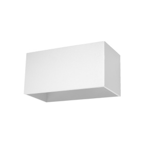 Φωτιστικό τοίχου Quad, Λευκό, 20x12x10 cm