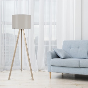 Φωτιστικό Δαπέδου AYD-1175 Μπεζ 38x38x140 cm