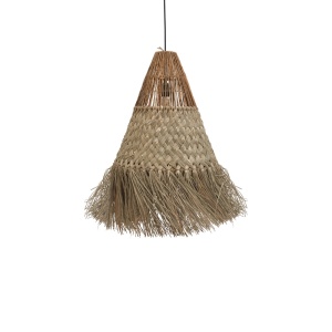 Φωτιστικό οροφής din paie Vajem Boho Pako World Φυσικό 50x50x70 cm