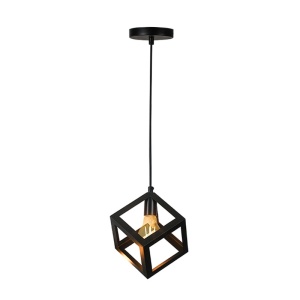 Φωτιστικό οροφής Kibe μαύρο από μέταλλο 22x22x100 cm
