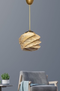 Φωτιστικό οροφής Primante Χρυσό 20x20x75 cm