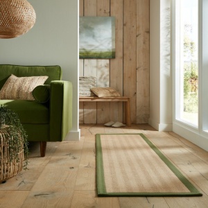 Χαλί Διαδρόμου Kira Jute Πράσινο 60X230 cm, Flair Rugs