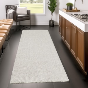 Χαλί Διαδρόμου Loom Κρεμ 80x150 cm