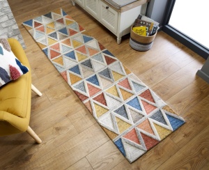 Χαλί Διαδρόμου Moretz Πολύχρωμο 60X230 cm, Flair Rugs