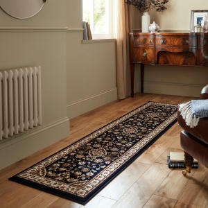 Χαλί Διαδρόμου Sincerity Royale Sherborne Μπλε 60X230 cm, Flair Rugs
