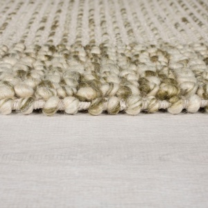 Χαλί Bobble Wool Border Πράσινο 200X290 cm, Flair Rugs - Img 3