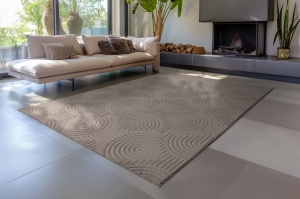 Χαλί Zen Sei Ανθρακί 200x290 cm - Img 3