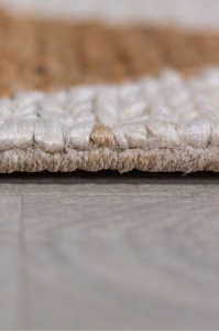 Χαλί διάδρομος Effie Diamond Jute Μπεζ deschis 60x230 cm, Flair Rugs - Img 3