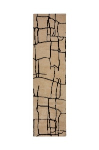 Χαλί διάδρομος Theo κυκλικό Knit Κρεμ 80x300 cm, Flair Rugs - Img 2