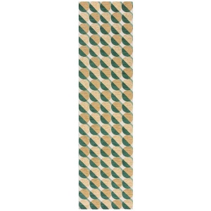 Χαλί Διαδρόμου Manhattan Carlos Geo Πράσινο 60X230 cm, Flair Rugs - Img 2
