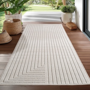 Χαλί Διαδρόμου Nova V2 Κρεμ 80x150 cm - Img 2