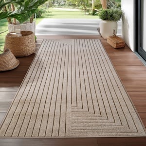 Χαλί Διαδρόμου Nova V2 Μπεζ 80x250 cm - Img 2