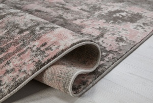 Χαλί Διαδρόμου Wonderlust Γκρι/Ροζ 80X300 cm, Flair Rugs - Img 3