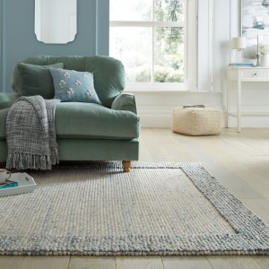 Χαλί Bobble Wool Border Ivoar 200X290 cm, Flair Rugs