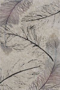 Χαλί BOHO, Model 59EME, Κρεμ/Γκρι 80x150 cm, 3210 gr/mp - Img 4