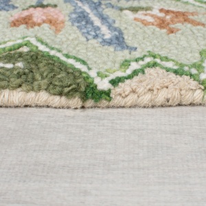Χαλί Bryony Shaped Floral Πράσινο 160x230 cm, Flair Rugs - Img 3