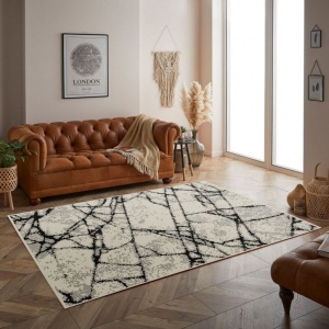 Χαλί Cappuccino Imprimeu Piatra 16102, 80x150 cm, 1550 gr/mp - Img 2