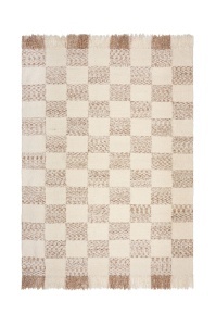 Χαλί Eric Checkboard Μπεζ, Natural 200x300 cm, Flair Rugs - Img 2