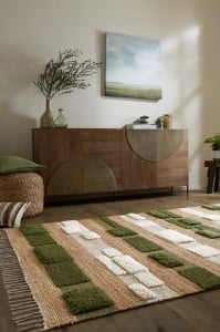 Χαλί Medina Blocks Πράσινο 160x230 cm, Flair Rugs - Img 5